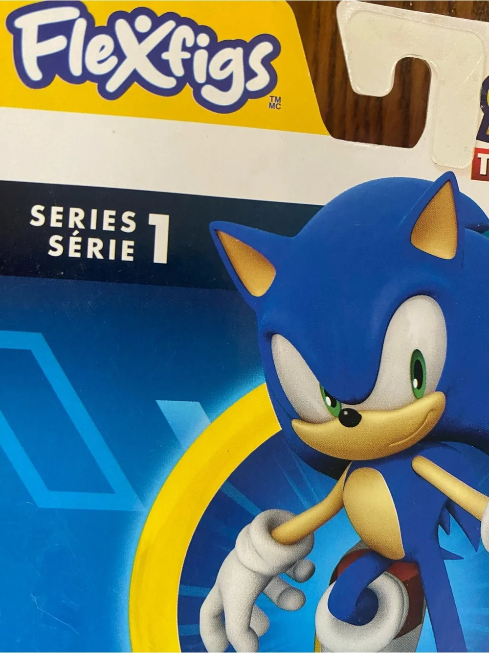 Sonic FlexiFigs Series 1 Tails Figure – Blue & Yellow Packaging
